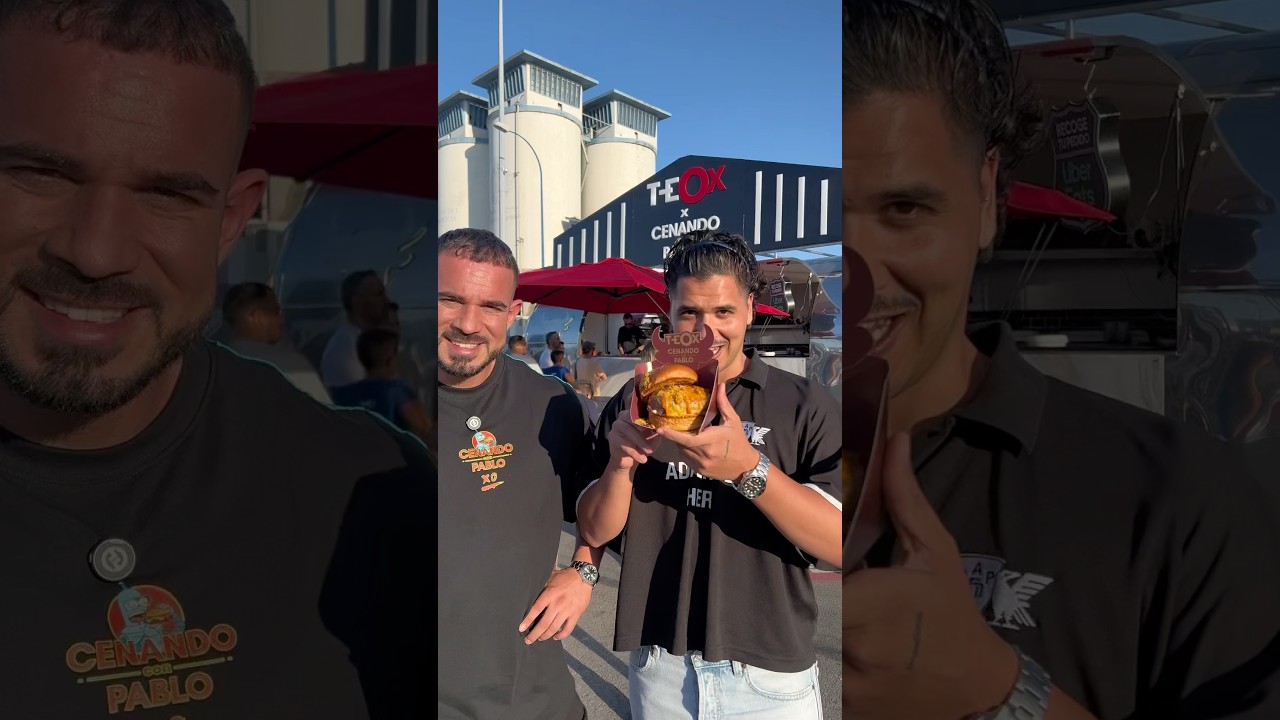 Probando la nueva Burger de Cenando con Pablo en 📍A Coruña