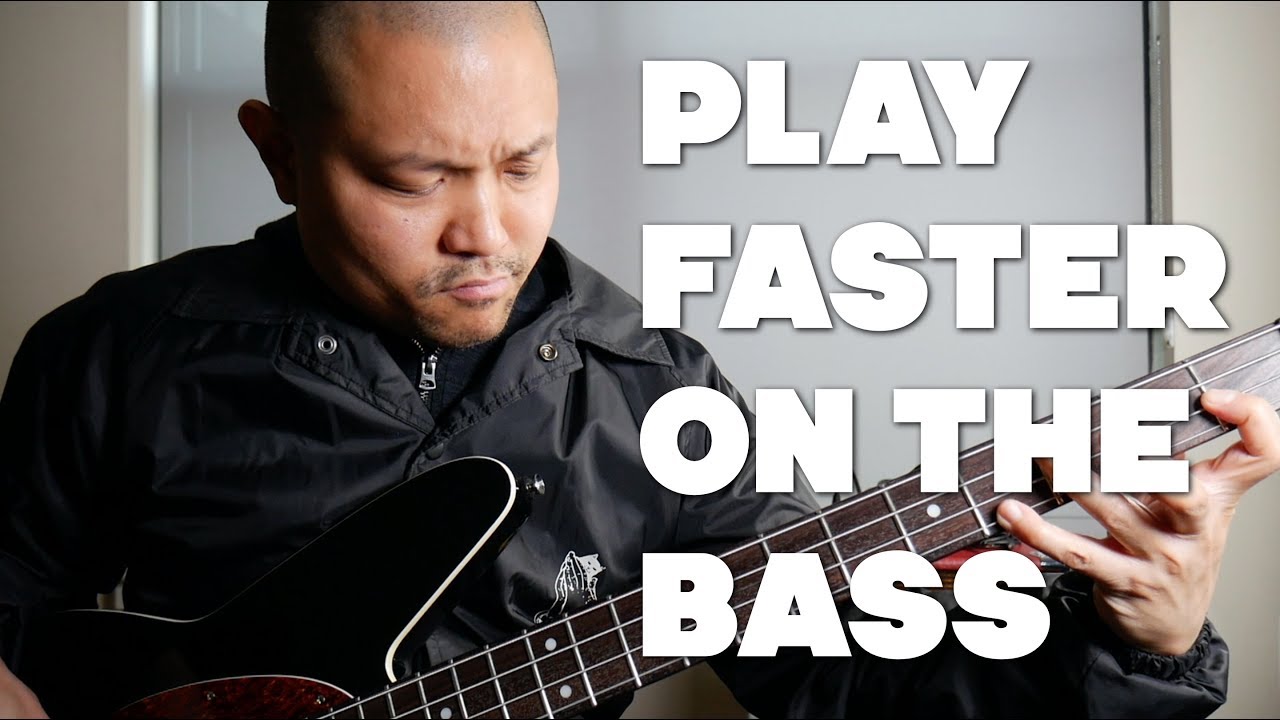 How To Play Faster On Bass - Fretting Hand Tip That Will Help Improve Your Speed On The Bass Guitar