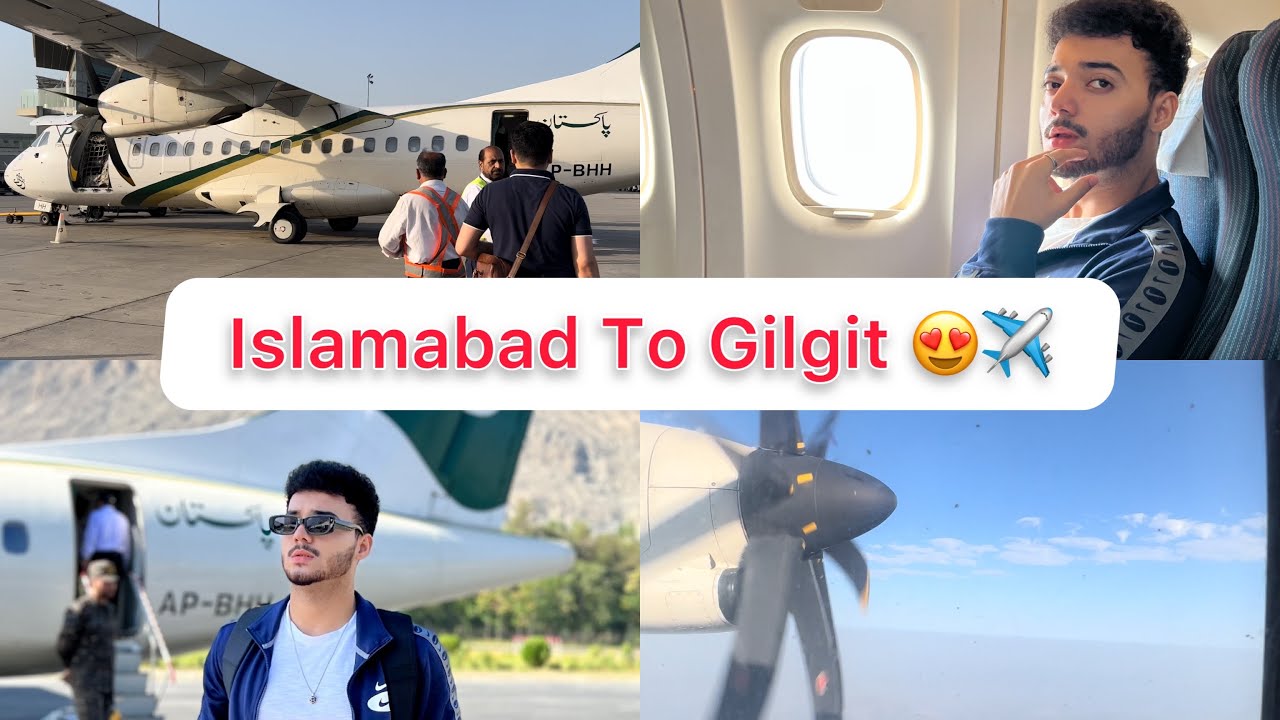 Islamabad to Gilgit Flight | Hunza Vlog | PIA | Anas Pathan Vlog #trending  #gilgitbaltistan