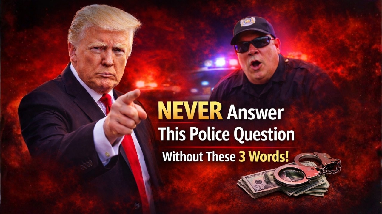 NEVER Answer This Police Question Without Saying These 3 Words First — It Saves You