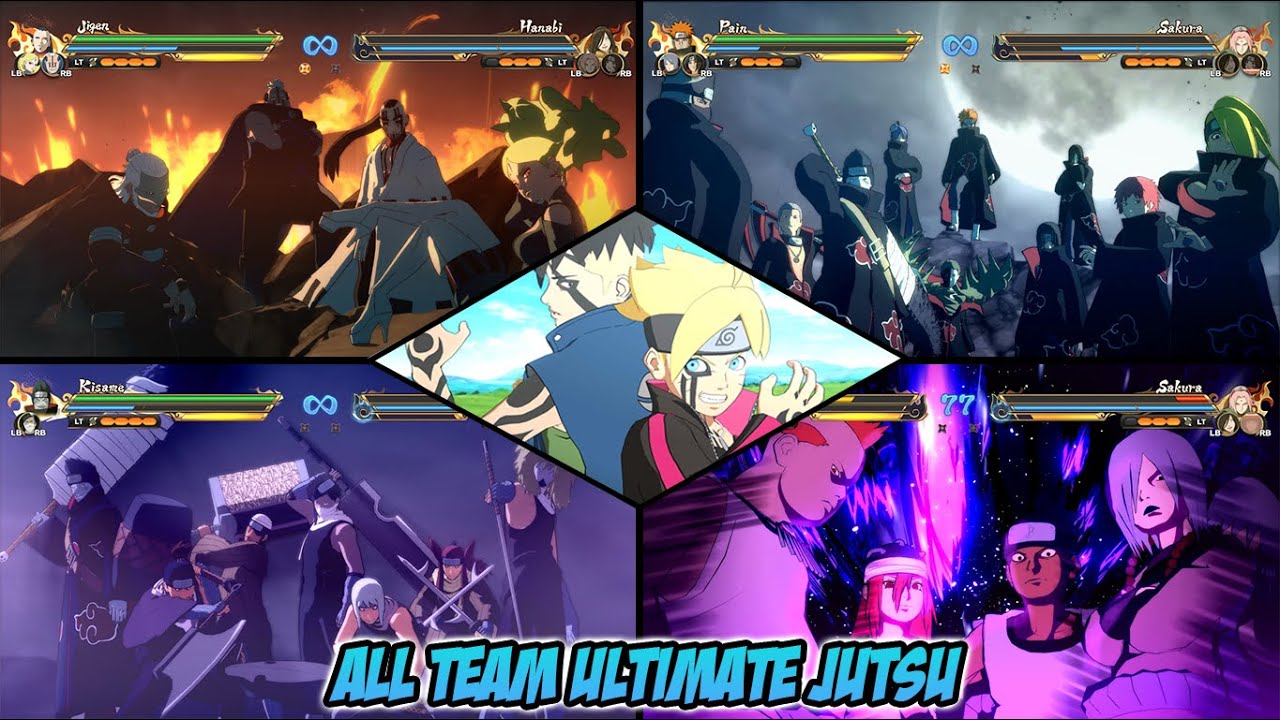 Naruto x Boruto: Ultimate Ninja Storm Connections ALL TEAM ULTIMATE JUTSU