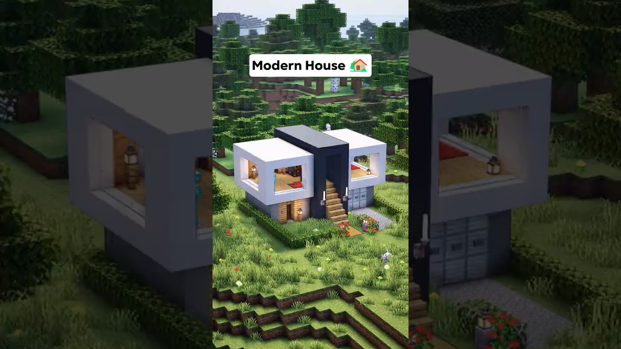 Minecraft Easy Modern House🏠