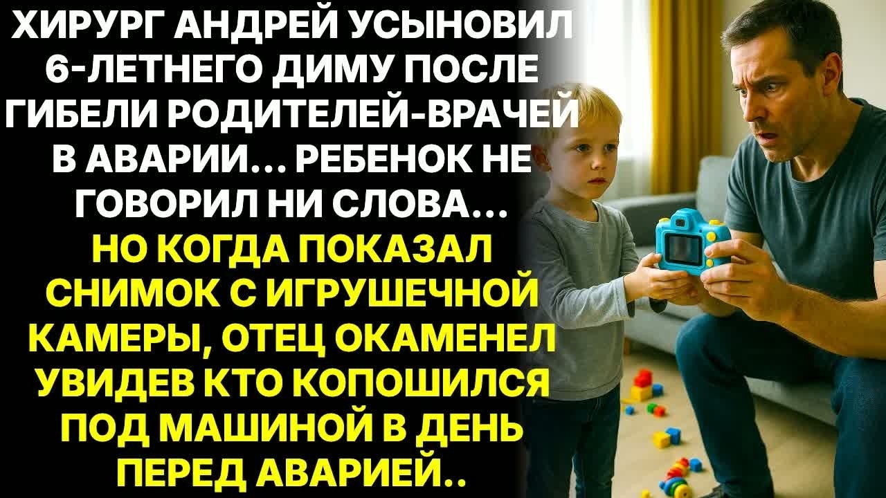 Врач усыновил сына погибших коллег... Через год ребенок протянул фотоаппарат, в котором обнаружили&hellip;
