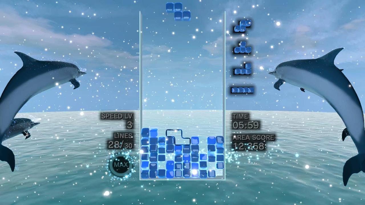 Tetris Effect: Connected | PS5 4K | Area 3 Gameplay |