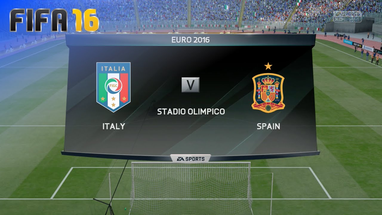 FIFA 16 - Italy vs. Spain 
