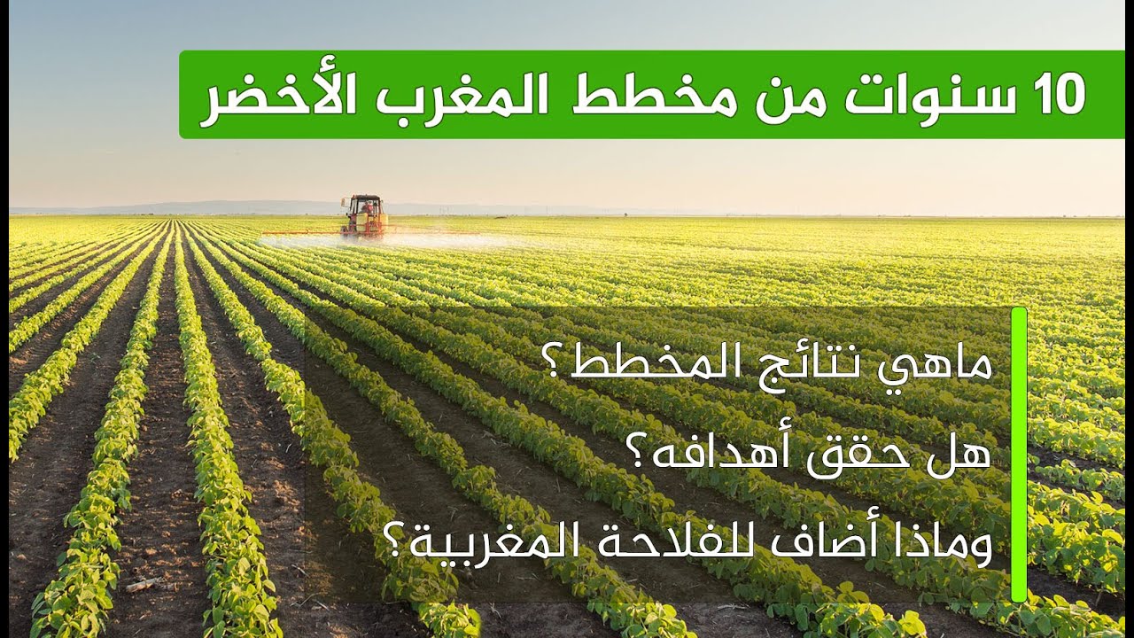 أجي تشوف دور مخطط المغرب الأخضر في النهوض بالفلاحة [محتوى إعلاني]