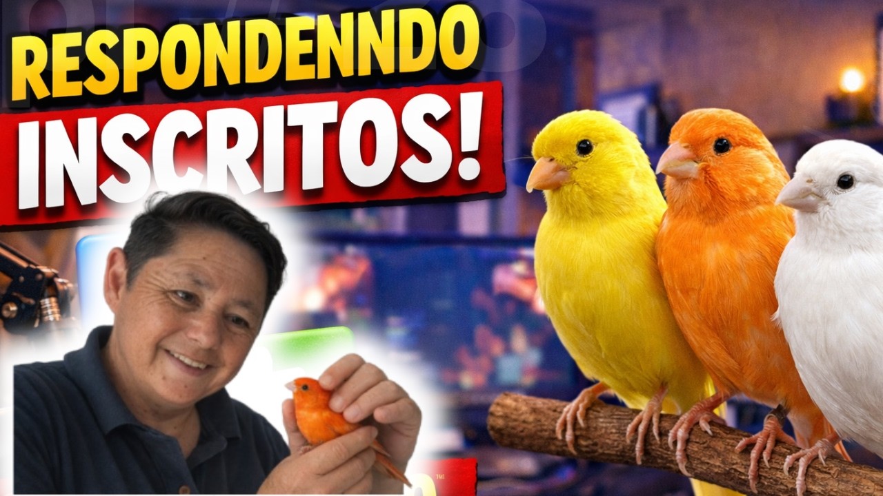 CF AO VVIO: VOCÊ PERGUNTOU, EU RESPONDO, LIVE COM CRIADORES  DE CANARIO