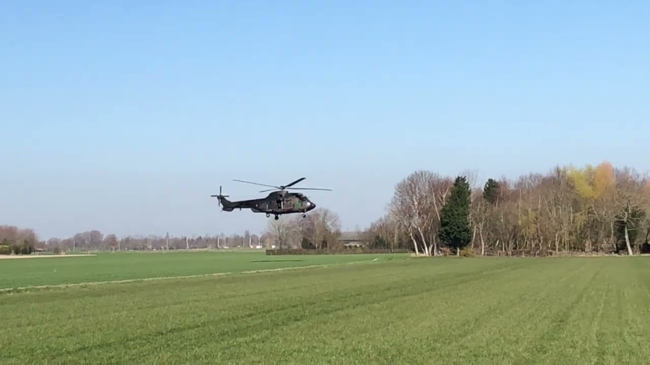 Dutch 300 Squadron Low Fly By Cougar Wijk en Aalburg