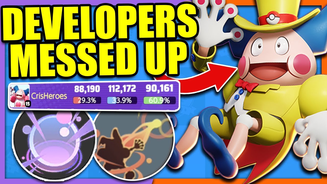 BUFFED MR MIME IS NOW THE MOST BROKEN POKEMON!! Power Swap + Psychic | Pokemon Unite