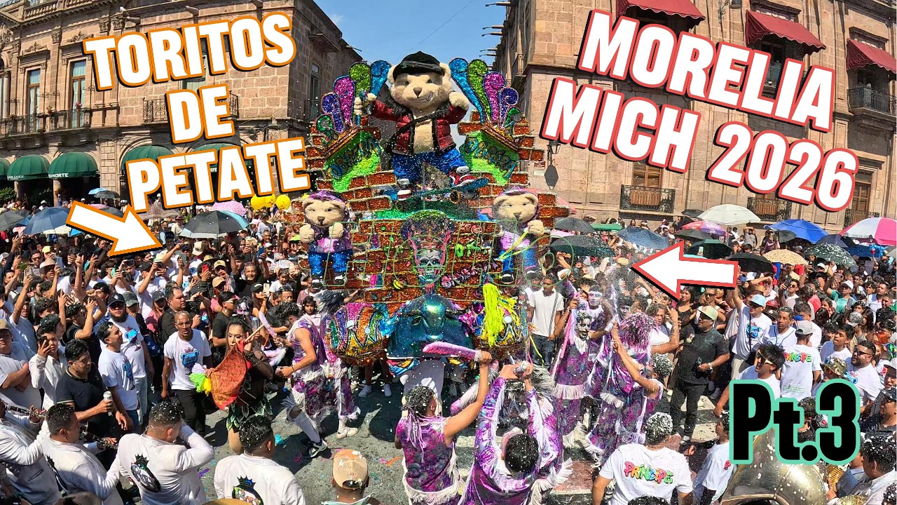 Carnaval de Toritos de Petate. Morelia Mich 2026 Pt.3 #michoacán #morelia #moreliamichoacán