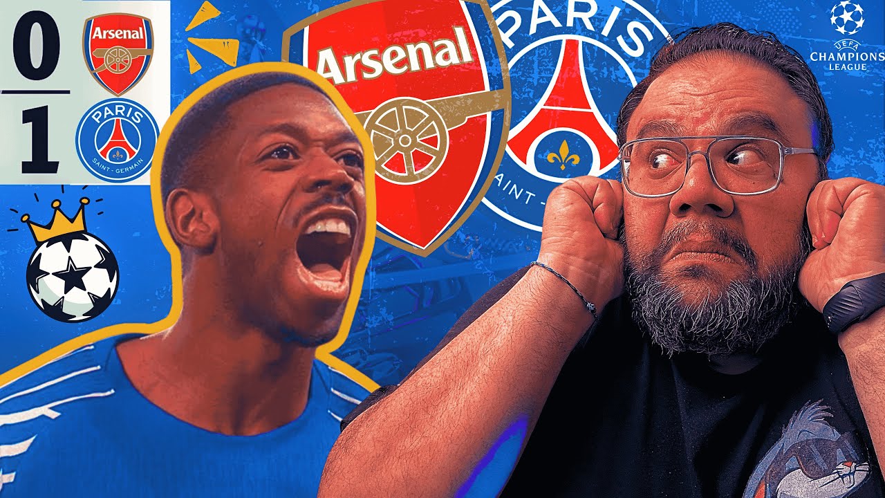 مش قادر أصدق اللي حصل 😳 كنا هنخسر بنتيجة تاريخية ⚽💔 ارسنال يخسر من باريس في نصف نهائي دوري الأبطال