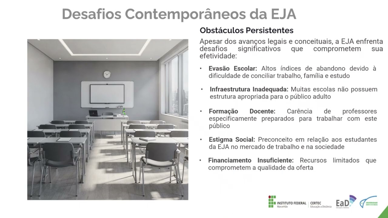 Unidade IV - Educação de Jovens e Adultos - Prof. Marconi Santos