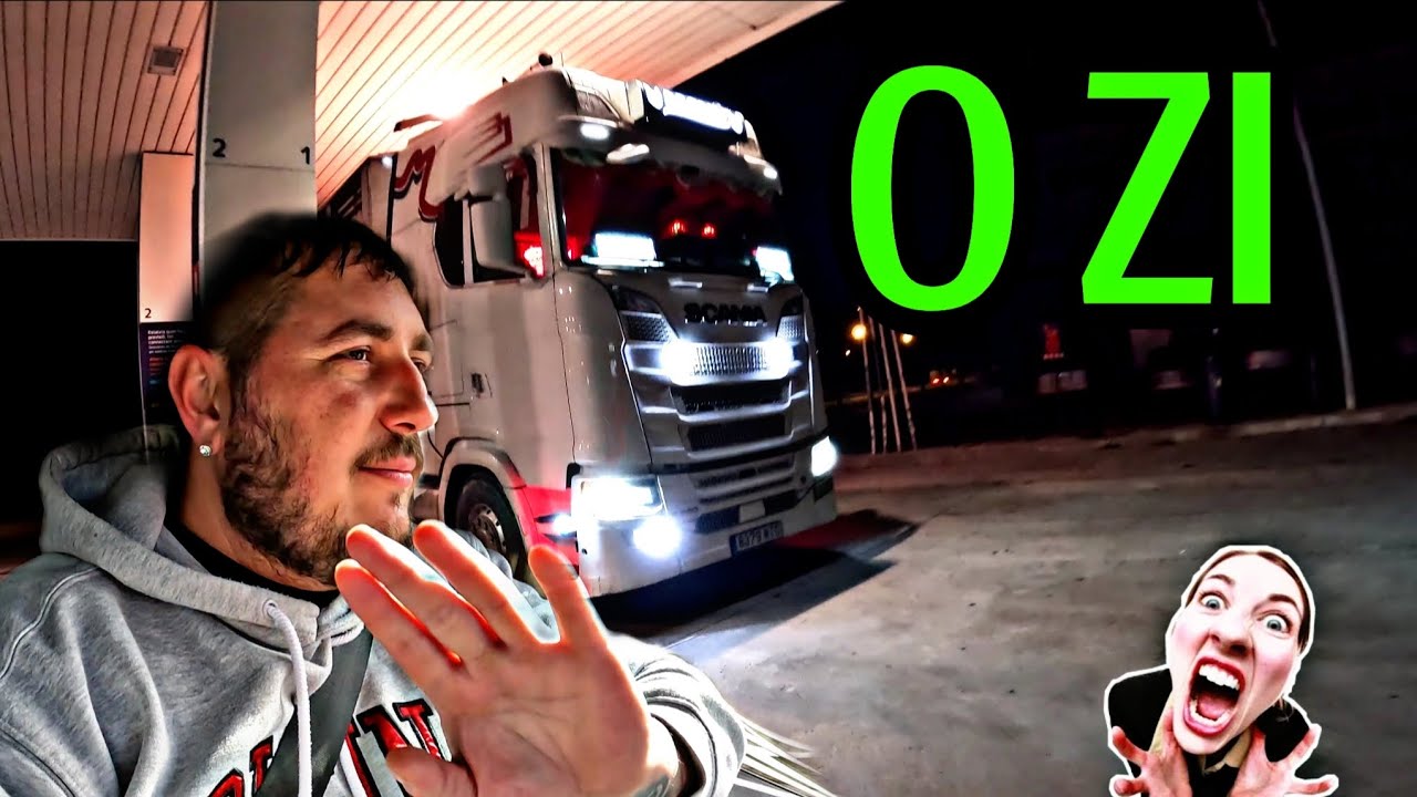 O zi de munca pe transpor de animale #sofer #truck #camion #trucker #trailer #trucking
