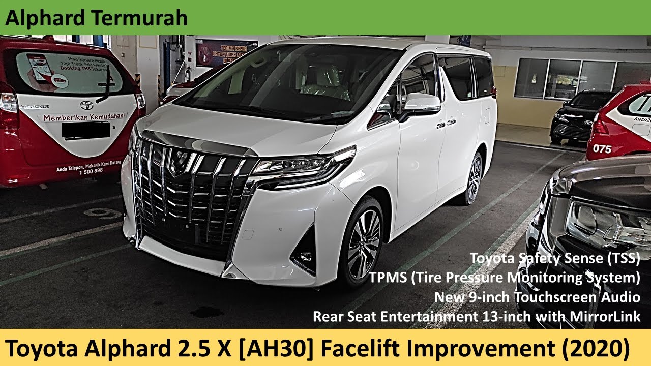 Toyota Alphard 2.5 X [AH30] Facelift Improvement review - Indonesia