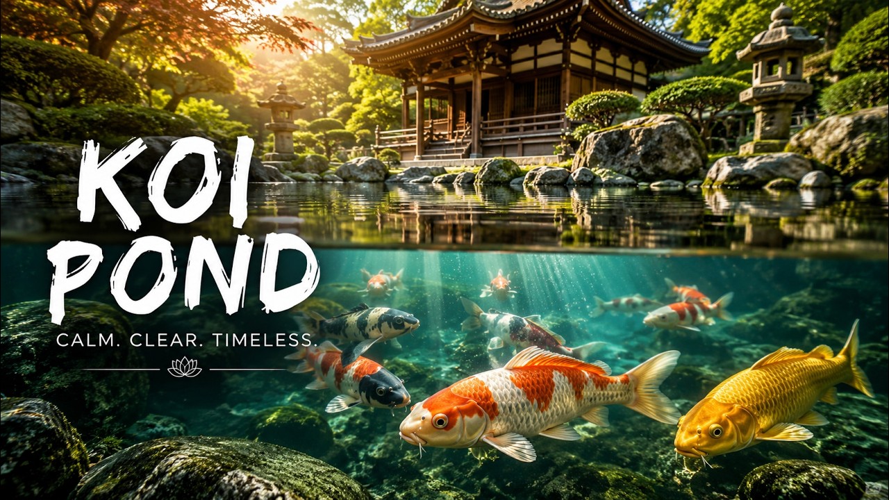 Koi Dreams | Hypnotic Underwater Journey for Stress Relief & Deep Relaxation