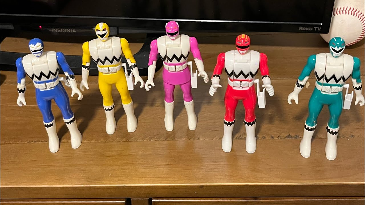 Seijuu Sentai Gingaman fliphead complete set plus Ohranger comparisons