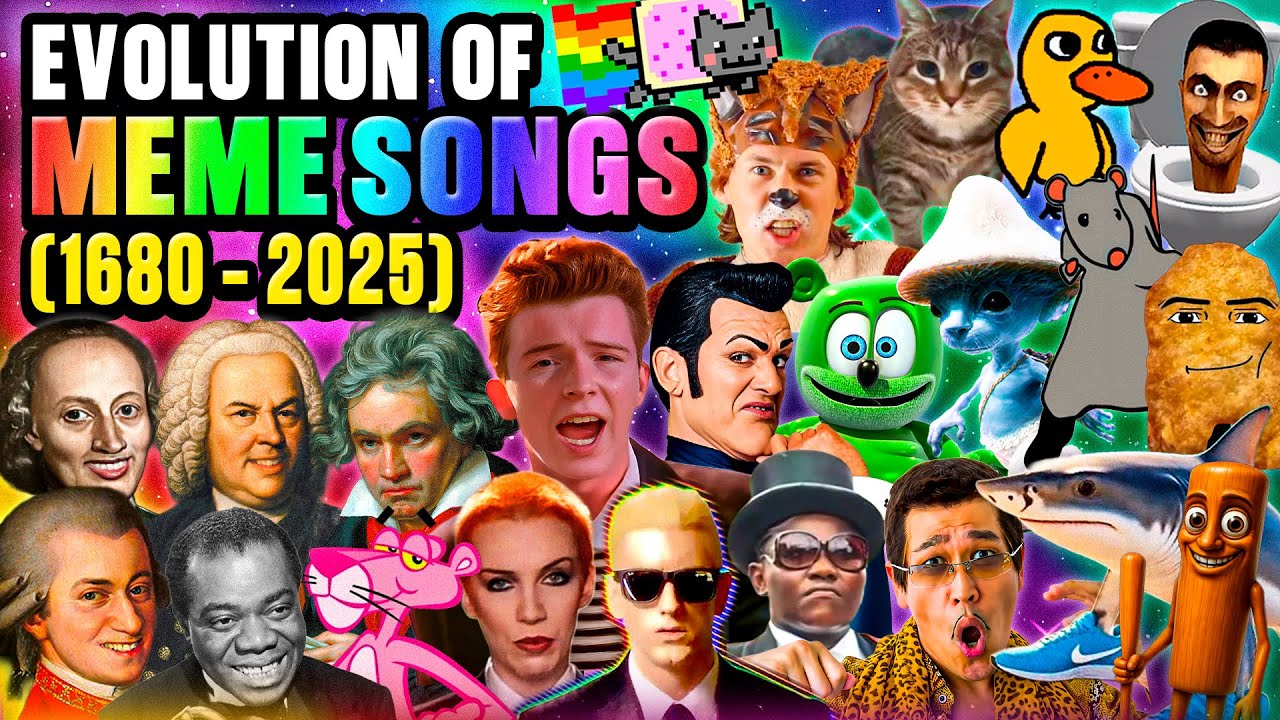 THE EVOLUTION OF MEME SONGS! (1680 - 2025)