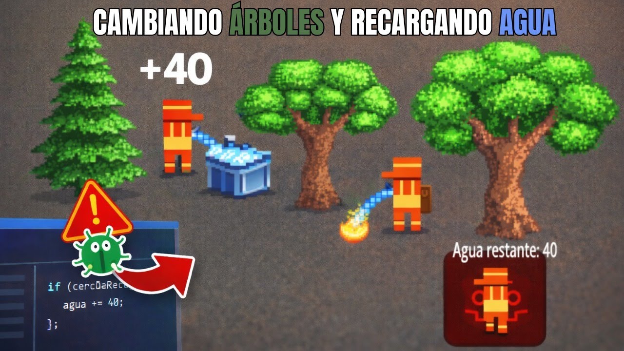 Los bomberos se quedan sin agua?  | Implementando gestión de recursos en Godot