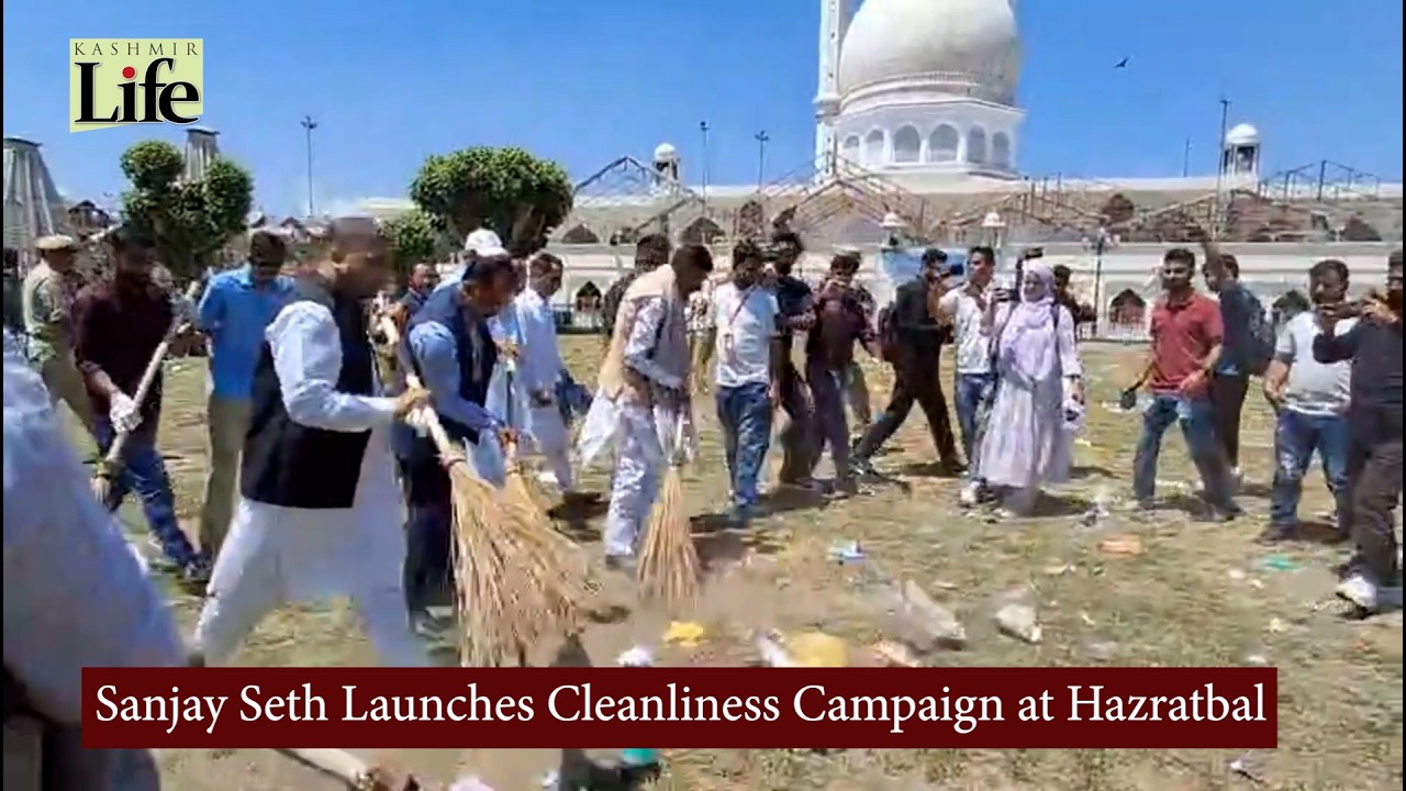 Sanjay Seth Launches Cleanliness Campaign at Hazratbal