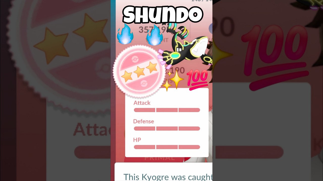 Finally I Got✨️Shundo Primal Legendary in Pokemon GO