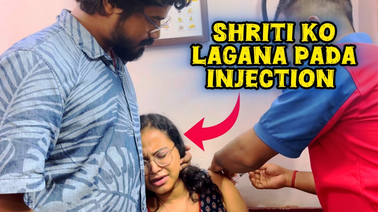 Ek chota sa accident ke liye Shriti ko lagana pada injection | @TRIPTHEWILD 