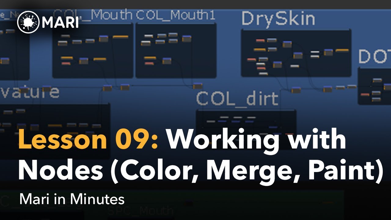 Mari in Minutes | Lesson 9: Working with nodes (Color, Merge, Paint)