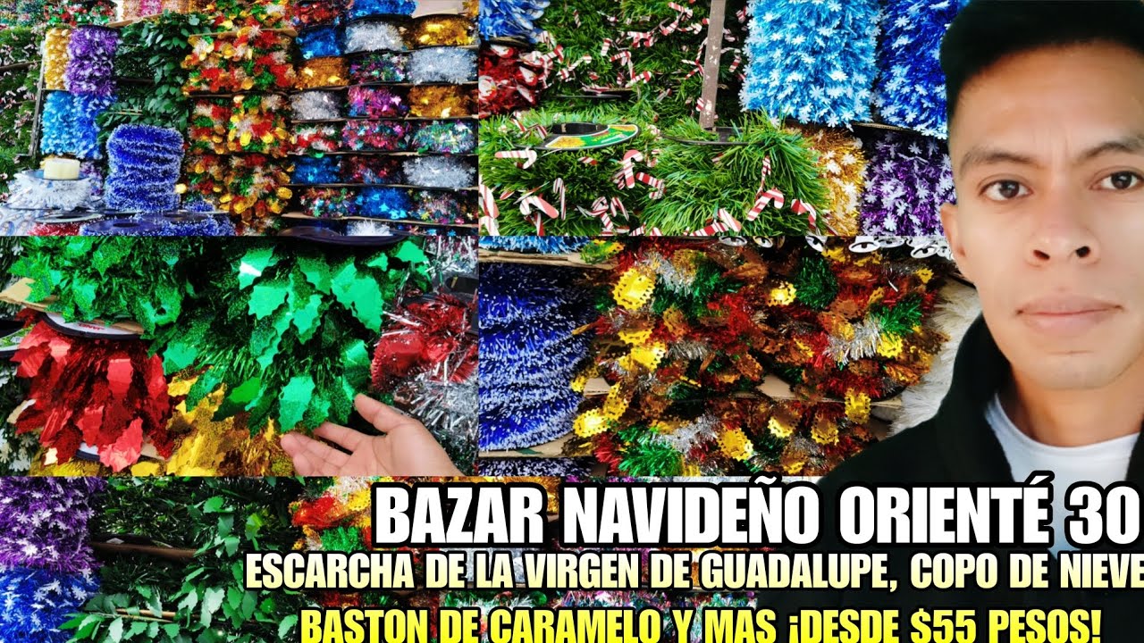 ESCARCHA NAVIDEÑA PARA DECORAR EL ARBOL NAVIDEÑO EN EL BAZAR NAVIDEÑO CERCA DEL MERCADO DE SONORA 🥳🎄