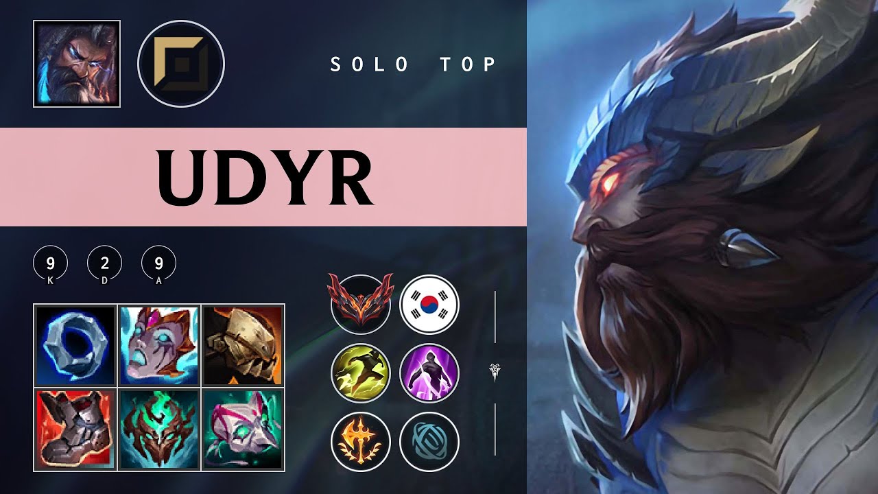Udyr Top vs Yorick - KR Grandmaster Patch 25.22