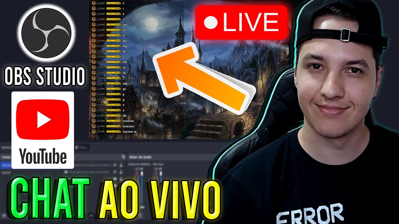 Como colocar CHAT do YouTube no OBS Studio