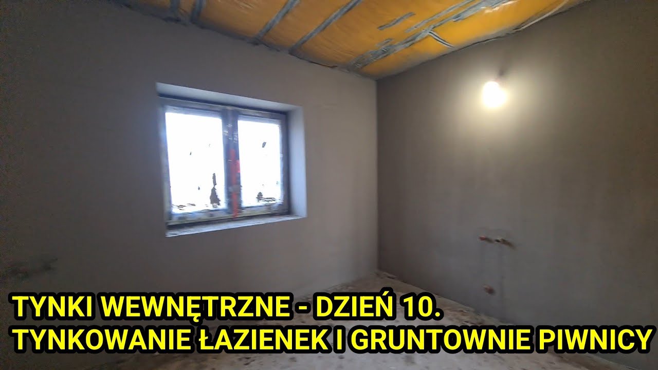 NOWE TYNKI NA STARE DZIEŃ 10. Tynkowanie łazienek #remontdomu #tynki #tynkowanie