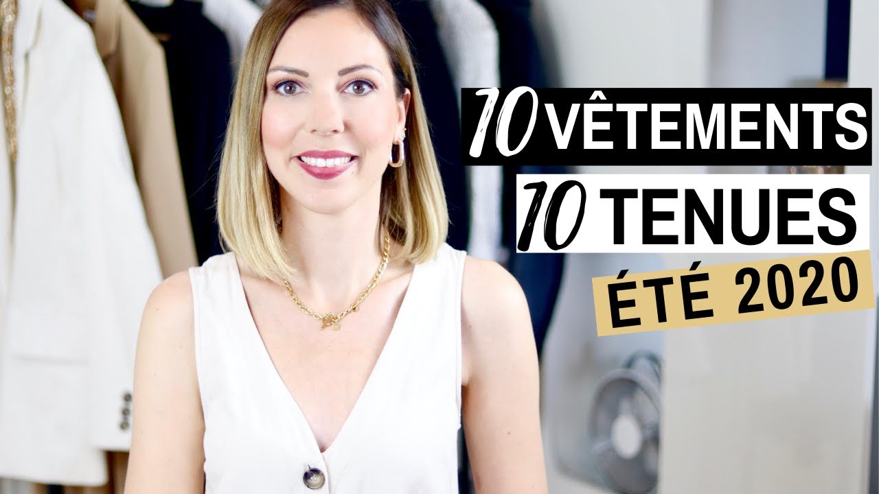 10 PIECES, 10 TENUES : GARDE-ROBE CAPSULE D'ETE ⎢10 x 10 challenge