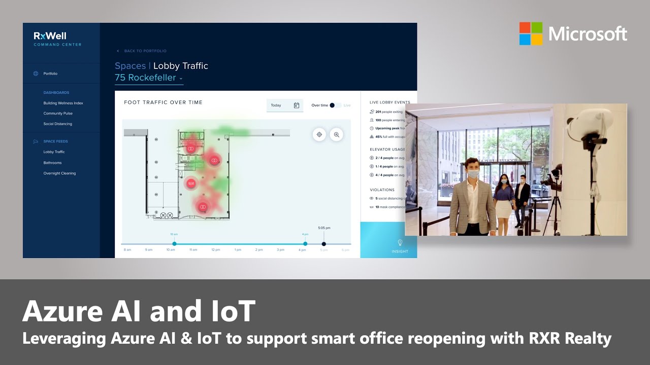 Azure AI & IoT | Smart Office Reopening with RXR Realty | Microsoft Ignite 2020