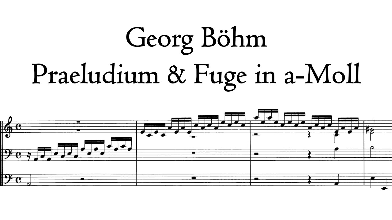 Georg Böhm - Praeludium & Fuge A-moll / A minor - Schnitger organ, Norden, Hauptwerk