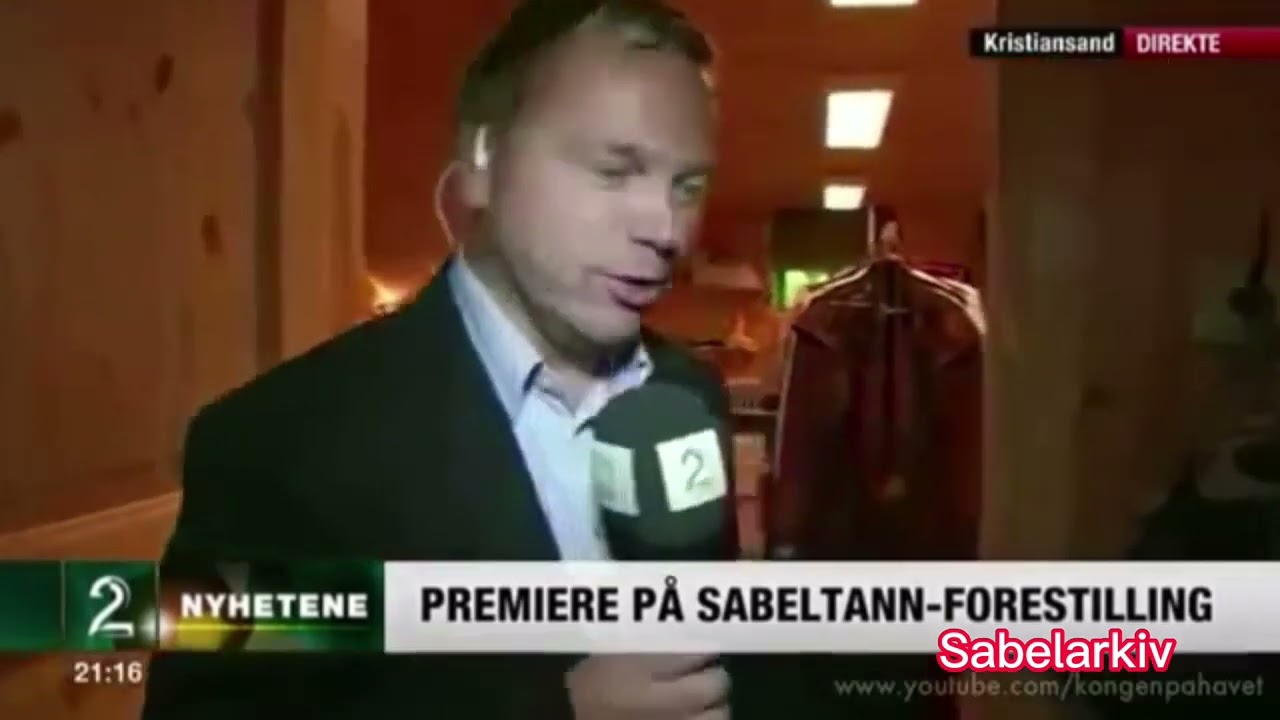 Intervju med Kyrre Haugen Sydness i sminkerommet før premiere (2012)
