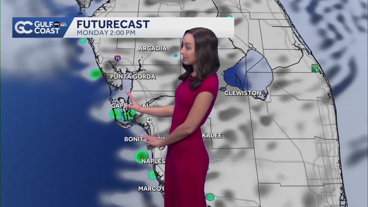 More rounds of evening storms Monday for Southwest Florida
