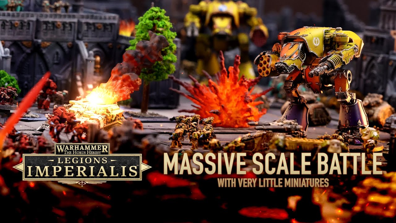 Legions Imperialis! Big Scale War with Very Tiny Minis! Blood Angels, Death Guard, Solar Auxilia
