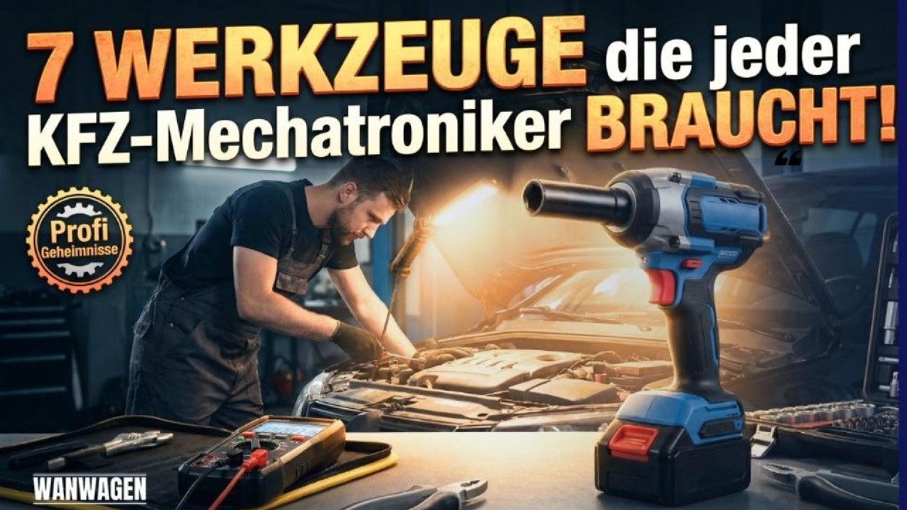 7 Werkzeuge die JEDER KFZ-Mechatroniker braucht – Teste sie jetzt! 🔧 #KFZ #werkzeuge #autoreparatur