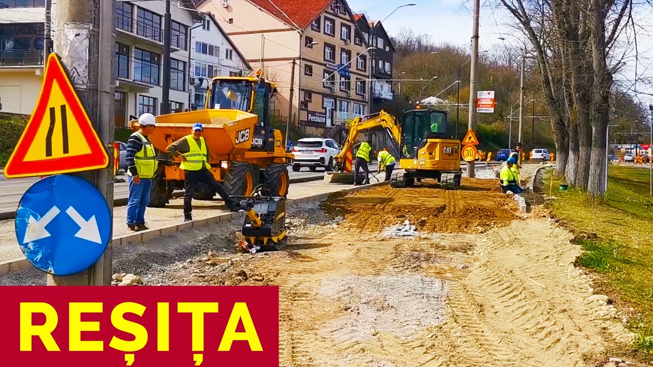 REȘIȚA MODERNĂ ❌ PORR APROAPE DE FINALIZAREA LUCRĂRILOR ❌ LINIA DE TRAMVAI TRIAJ-INTIM, Martie 2024