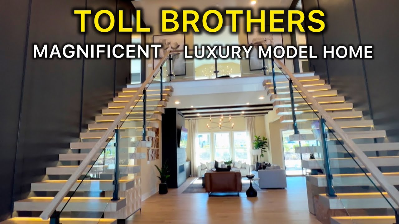 Toll Brothers Fully Furnished 5 Bed 5.5 Bath Luxury Model Home for Sale | $3.1 Million
