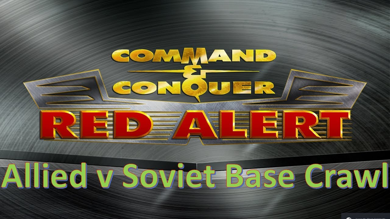 Command and Conquer Red Alert Remastered FFA (Troll Game: Allied v Soviet Base Crawl)