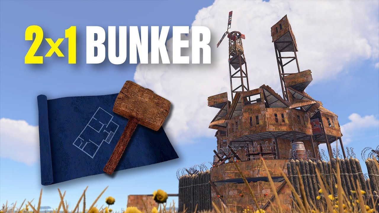 La mia 2x1 SOLO/DUO BASE BUNKER DEFINITIVA | RUST ITA