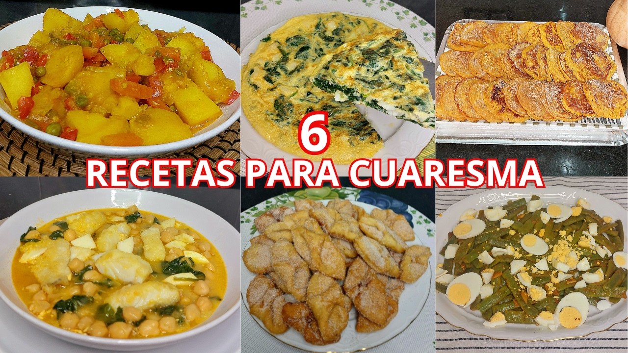 🍽️ Ideas de Men&uacute; para Semana Santa | Platillos Tradicionales y R&aacute;pidos
