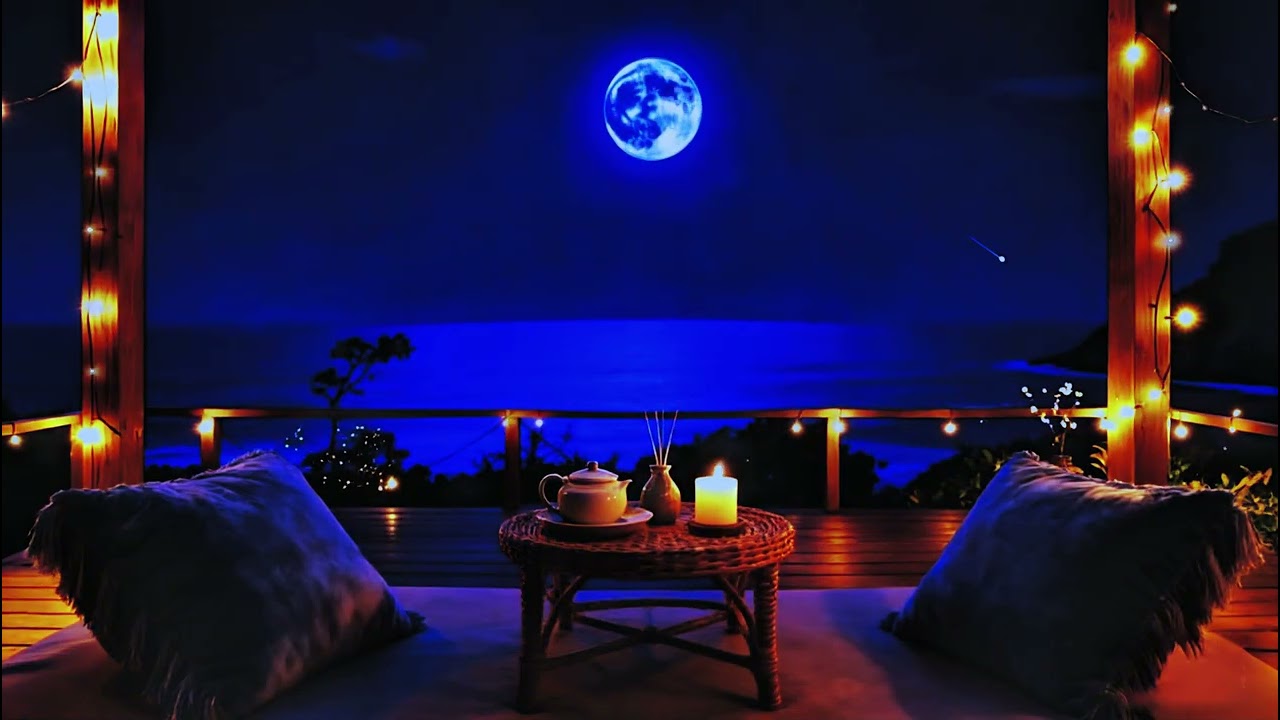 Ocean Waves & Piano, Fall Asleep in 5 Minutes (No Ads)