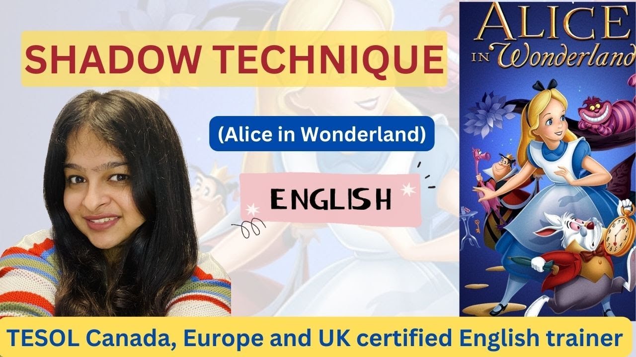 Practice English with Shadow Technique: Alice in Wonderland (Part 1)