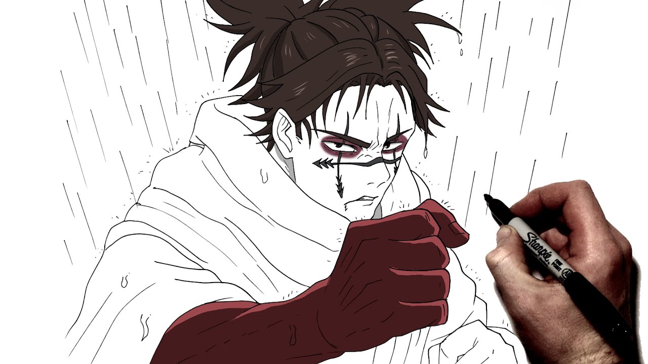 How To Draw Choso | Step By Step | Jujutsu Kaisen