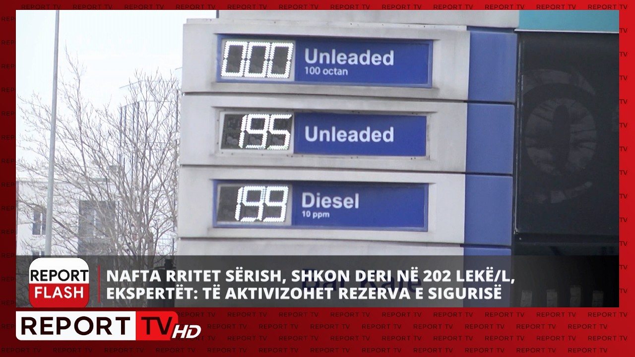 Flashi informativ në Report TV, ora 18:00, 17 Mars 2026
