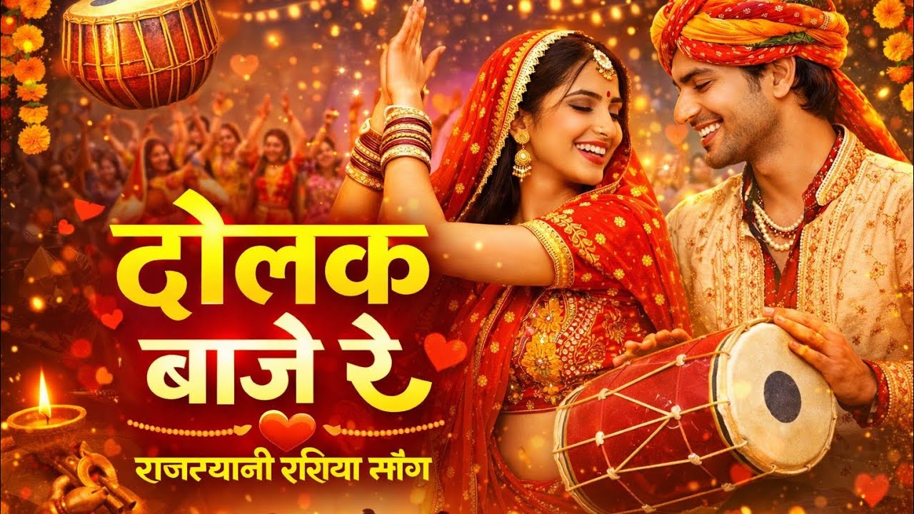 ढोलक बाजे रे 🔥 | New Rajasthani Rasia Song | Dholak Tali Folk