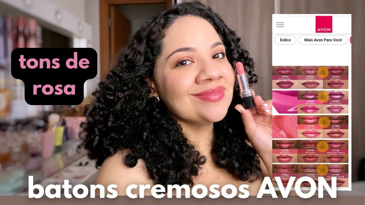 BATONS ULTRA CREMOSOS AVON | TONS DE ROSA