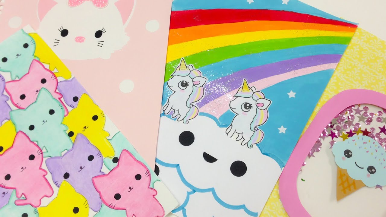 EASY DIY back to school notebooks