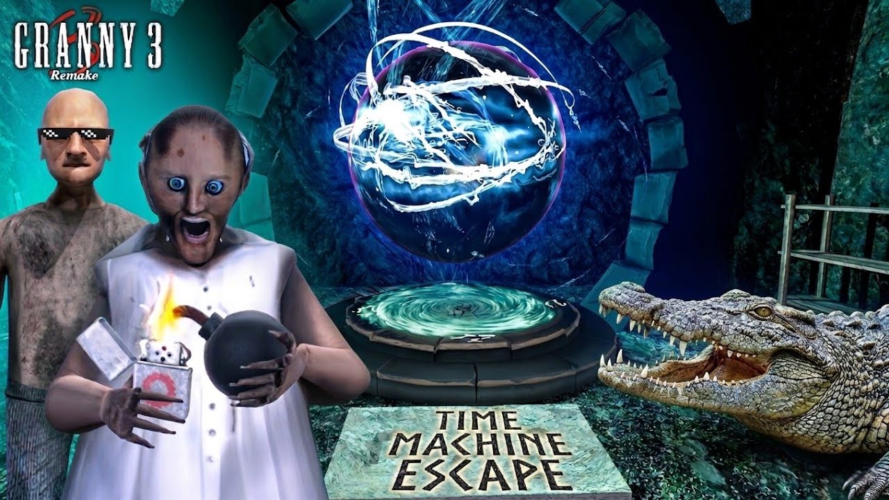 Time travel escape in granny 3 remake full gameplay|On vtg!